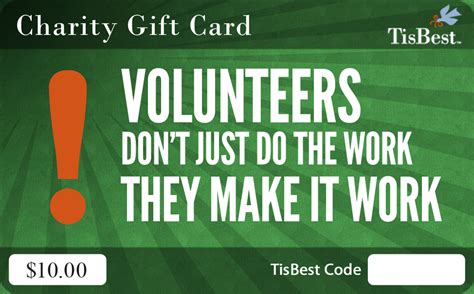 charity gift cards|TisBest Charity Gift Cards Make Charitable Giving Fun .